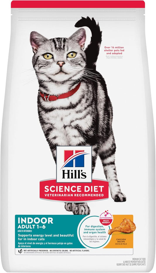 Hill's Science Diet. Adulto de interiores. 3 kg